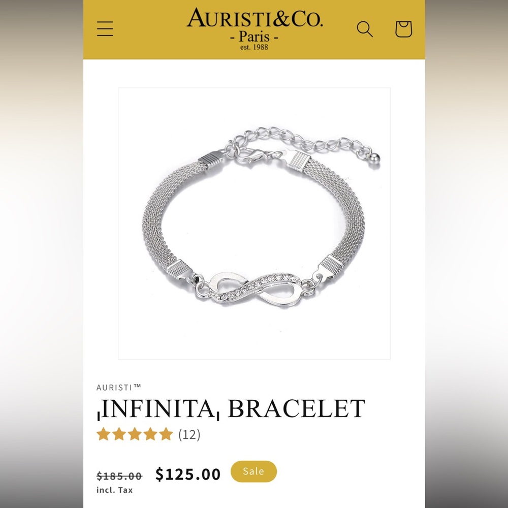 Auristi & Co. Infinita Bracelet in Silver